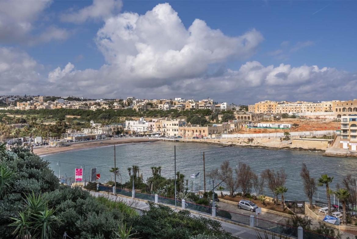 Deluxe Seaview Apartment San Ġiljan Kültér fotó