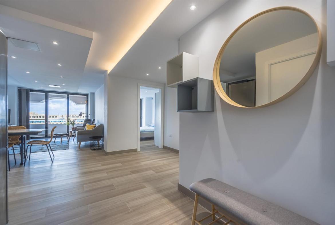 Deluxe Seaview Apartment San Ġiljan Kültér fotó